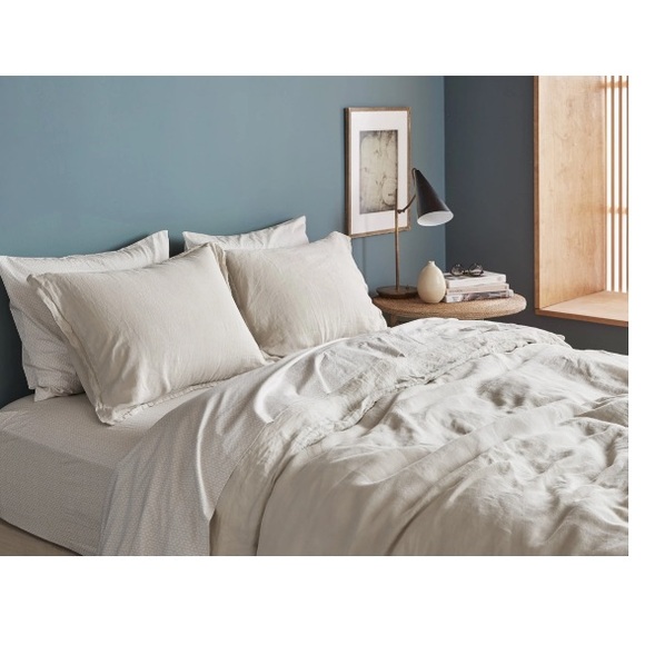 PARACHUTE Linen Duvet Cover color:  bone size King / Cal King. new bedding/ home - Picture 1 of 16